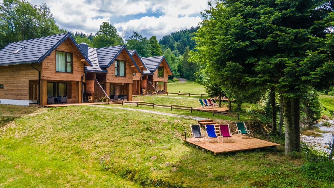 Novosiele Residence - Nad Gorska Rzeka - Lesne Spa Sauna Jacuzzi - Bieszczady Bystre  Екстериор снимка